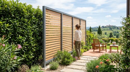 Giardino: sostituire una siepe con pannelli frangivista, pro o contro?